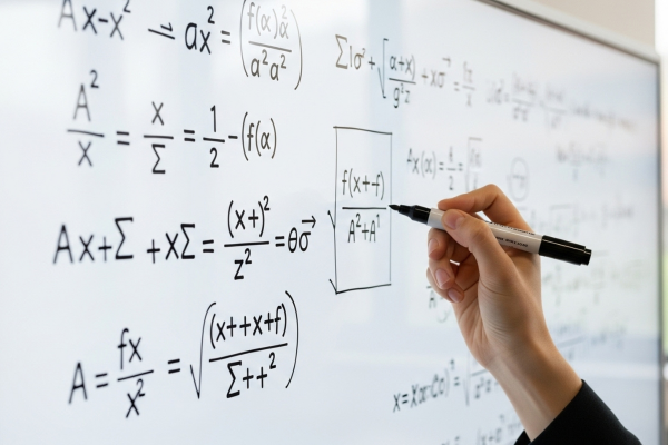 オンライン数学塾の講師が高校生に数学の問題を解説している画像